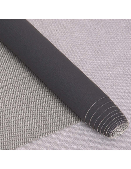 Karla-achtige coupon 140 cm x 50 cm - Leisteen