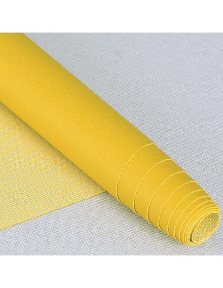 Karla-achtige coupon 140 cm x 50 cm - Geel
