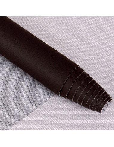 Karla-achtige coupon 140 cm x 50 cm - Chocolade
