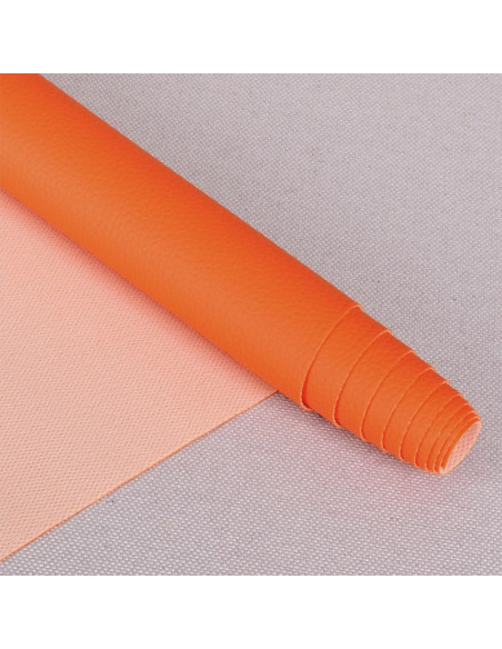 Karla-achtige coupon 140 cm x 50 cm - Oranje