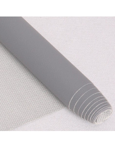 Karla-achtige coupon 140 cm x 50 cm - Muisgrijs