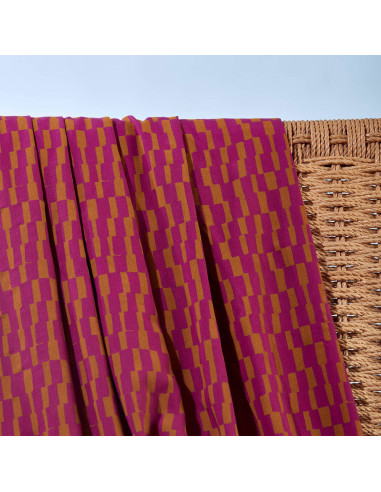 Viscose stof Domino Dahlia - Atelier Brunette