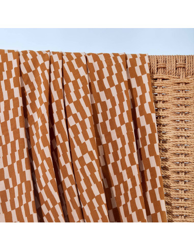 Viscose stof Domino Ochre - Atelier Brunette