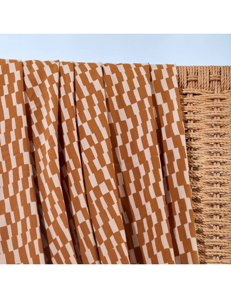 Viscose stof Domino Ochre - Atelier Brunette