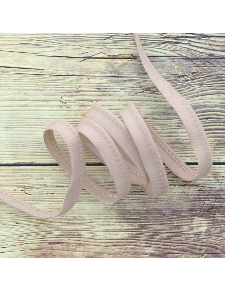Jersey paspel - Taupe
