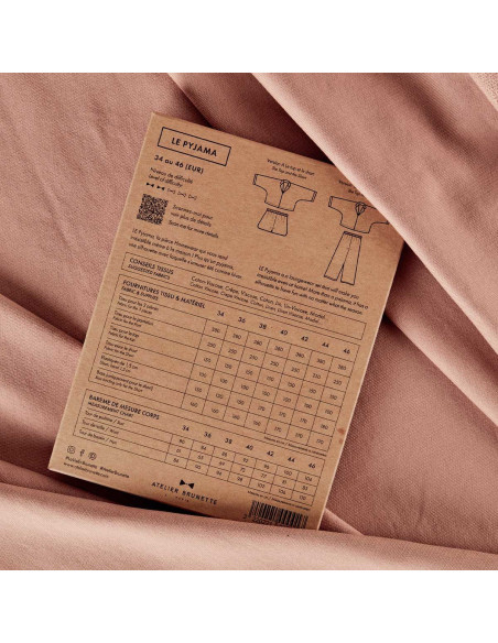 Patroon DE pyjama - Atelier Brunette