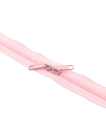 Nylon ritssluiting voor tassen 60 cm - Roze