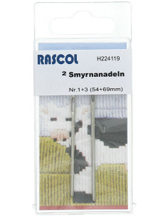 Naalden voor wol en Smyrna tapijt Rascol