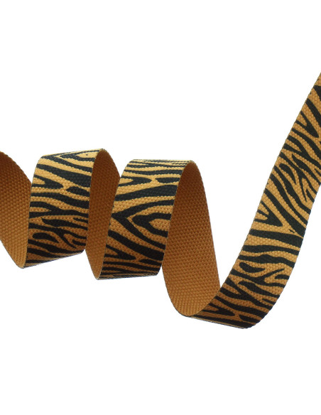 Polyester riem - Tijger