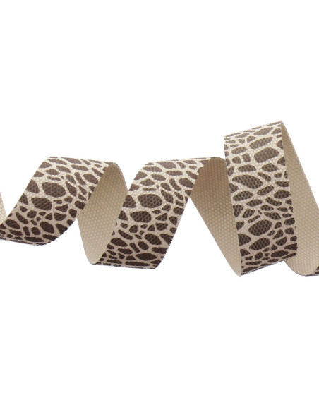 Polyester riem - Giraffe
