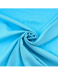 Burlington stof - Aqua blauw