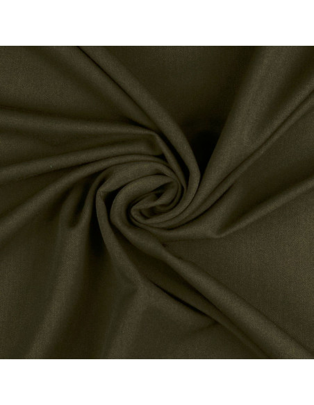 Soepel gabardine stof - Kaki