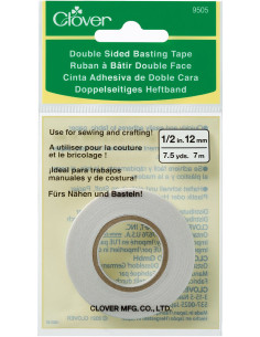 Dubbelzijdige kleefband Clover 12 mm x 7 m