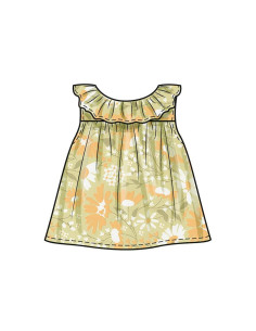 Bovenstuk, slip en hoed patroon - Butterick 6935 2