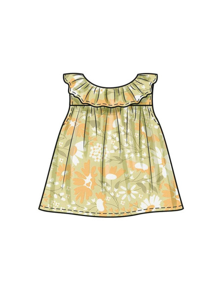 Bovenstuk, slip en hoed patroon - Butterick 6935