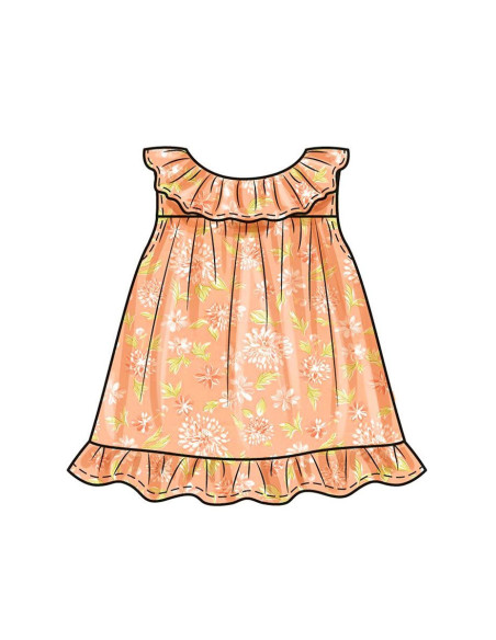 Bovenstuk, slip en hoed patroon - Butterick 6935