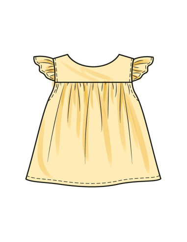 Bovenstuk, slip en hoed patroon - Butterick 6935