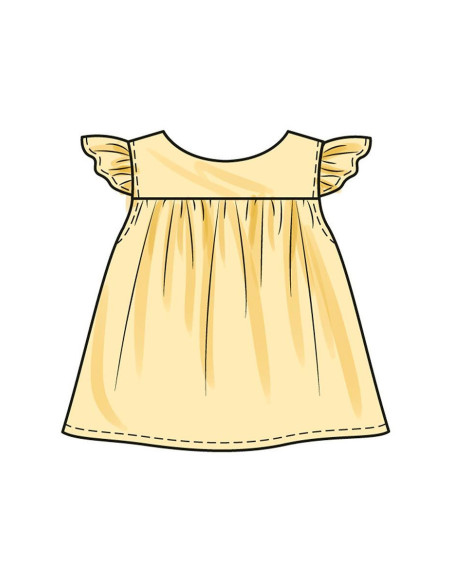 Bovenstuk, slip en hoed patroon - Butterick 6935