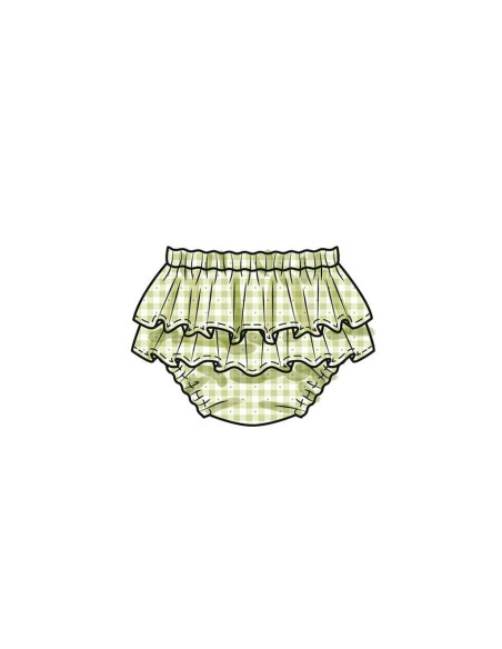Bovenstuk, slip en hoed patroon - Butterick 6935