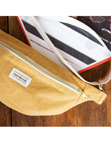 Set van 6 labels om op te naaien - Assortiment Good Vibes