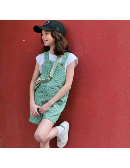 Patroon van tuinbroek Lyon kids - Ikatee