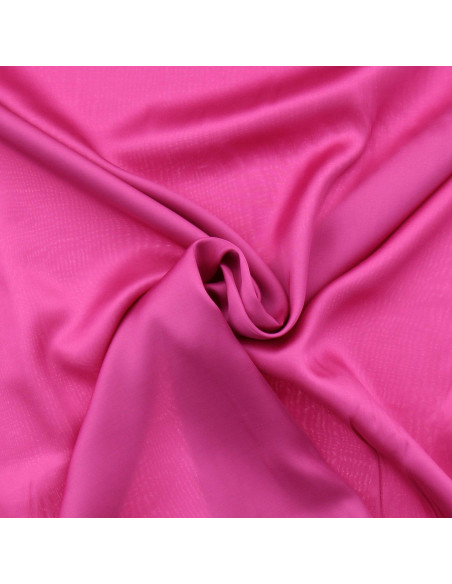 Viscose satijnstof - Fuchsia