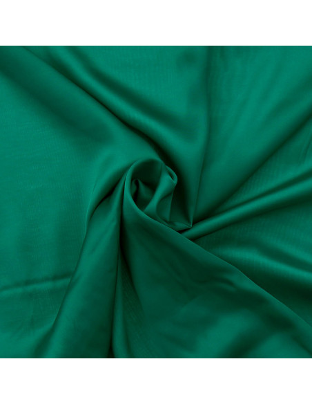 Viscose satijnstof - Smaragdgroen