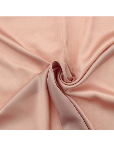 Viscose satijnstof - Nude