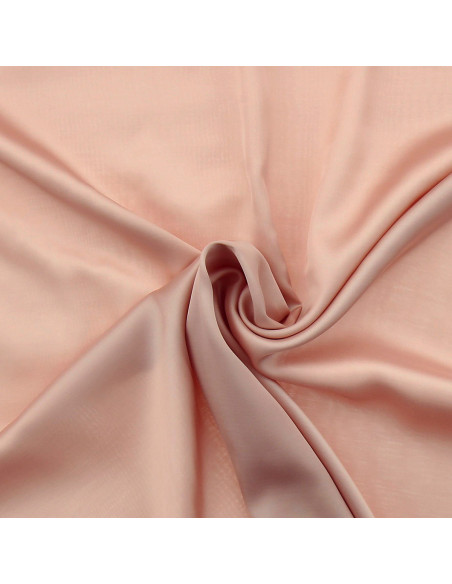 Viscose satijnstof - Nude