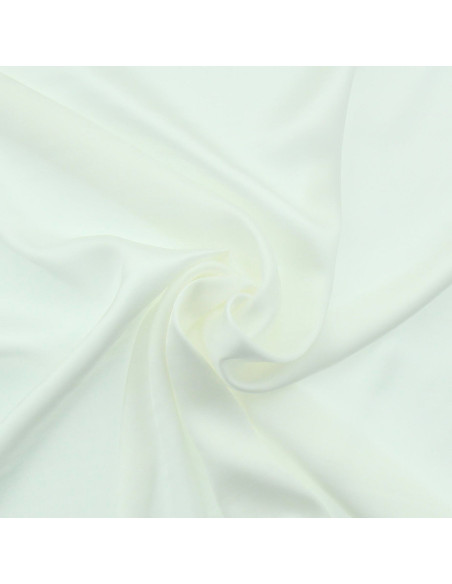Viscose satijnstof - Ecru