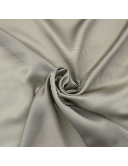 Viscose satijnstof - Zandkleurig