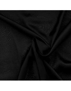 Viscose satijnstof - Zwart
