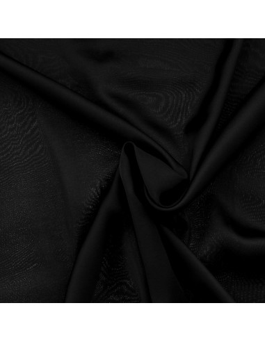 Viscose satijnstof - Zwart