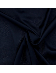 Viscose satijnstof - Marineblauw
