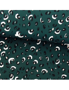 Lycra badpakstof - Abstract grijs
