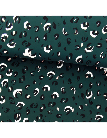 Lycra badpakstof - Abstract grijs