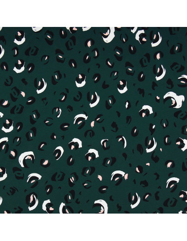 Lycra badpakstof - Abstract grijs