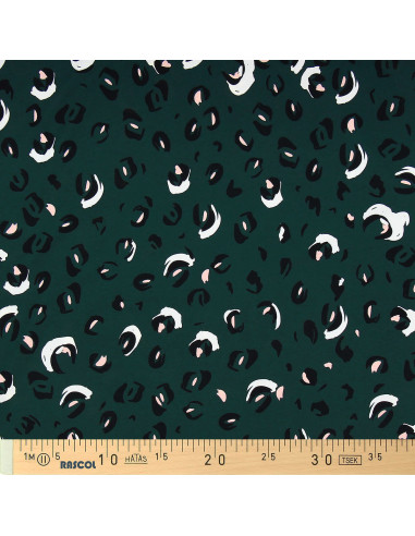 Lycra badpakstof - Abstract grijs