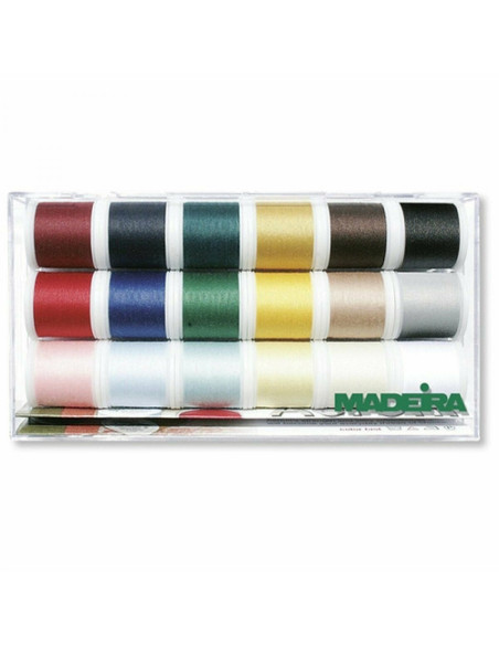 Doos met naaigaren 200 m Aerofil Madeira