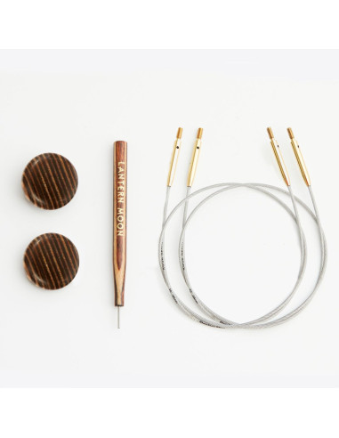 Set van 2 vaste kabels en accessoires Lantern Moon