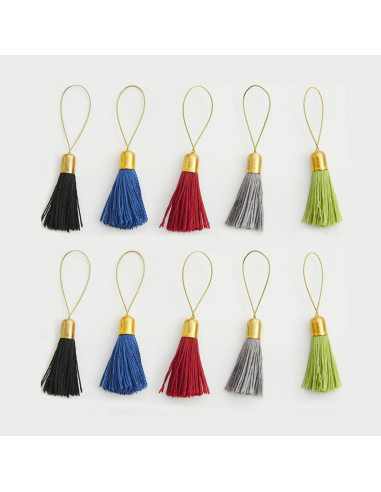 Set van 10 pompon breimarkeerders Lantern Moon
