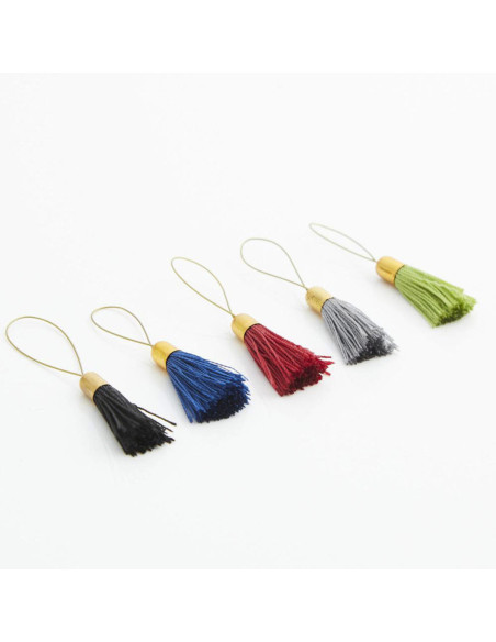 Set van 10 pompon breimarkeerders Lantern Moon