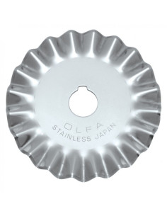 1 vervangmes voor kartelmes - 45 mm 2