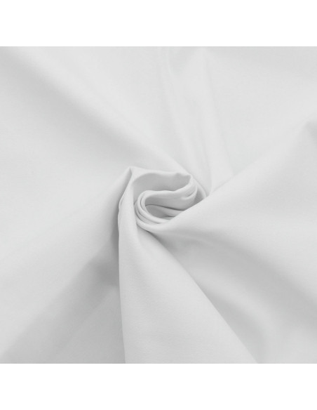 Stretch katoenen gabardine stof - Wit