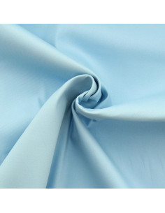 Stretch katoenen gabardine stof - Babyblauw