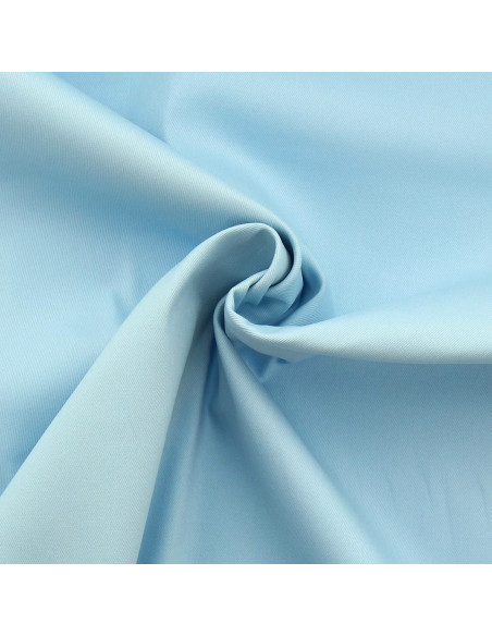 Stretch katoenen gabardine stof - Babyblauw