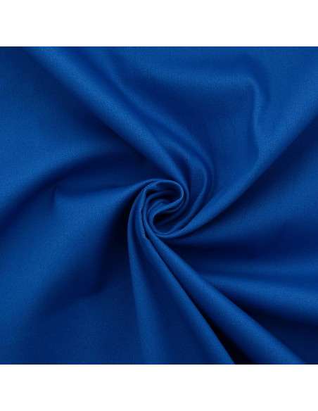 Stretch katoenen gabardine stof - Blauw