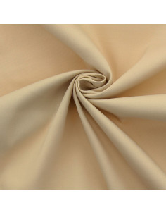 Stretch katoenen gabardine stof - Champagne