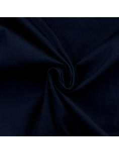 Stretch katoenen gabardine stof - Marineblauw