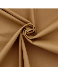 Stretch katoenen gabardine stof - Goudbeige